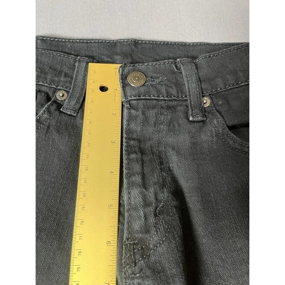 Levi's Mens Denim Shorts W29 Black Cotton